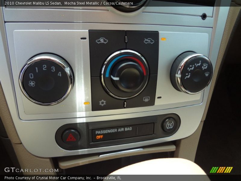 Mocha Steel Metallic / Cocoa/Cashmere 2010 Chevrolet Malibu LS Sedan