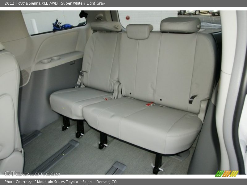 Super White / Light Gray 2012 Toyota Sienna XLE AWD