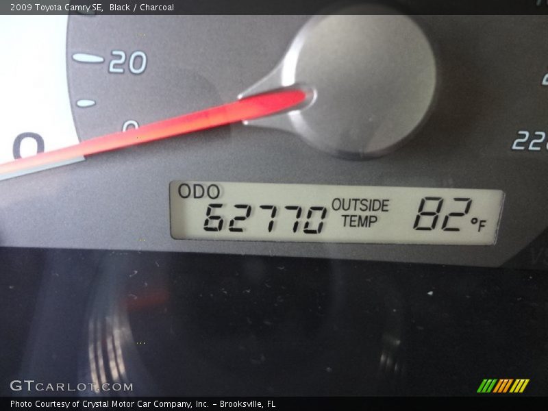 Black / Charcoal 2009 Toyota Camry SE