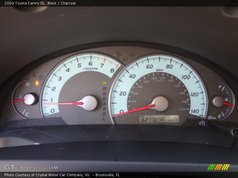 Black / Charcoal 2009 Toyota Camry SE