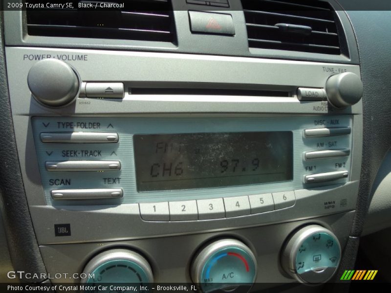 Black / Charcoal 2009 Toyota Camry SE