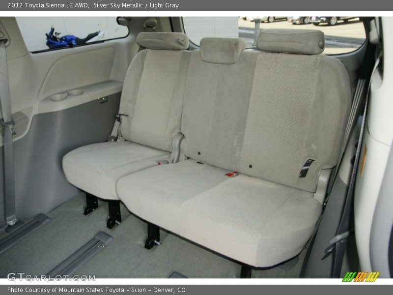 Silver Sky Metallic / Light Gray 2012 Toyota Sienna LE AWD