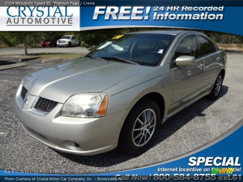 Platinum Pearl / Creme 2004 Mitsubishi Galant ES