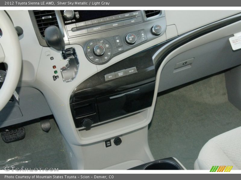 Silver Sky Metallic / Light Gray 2012 Toyota Sienna LE AWD
