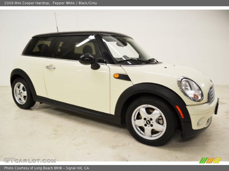 Pepper White / Black/Grey 2009 Mini Cooper Hardtop
