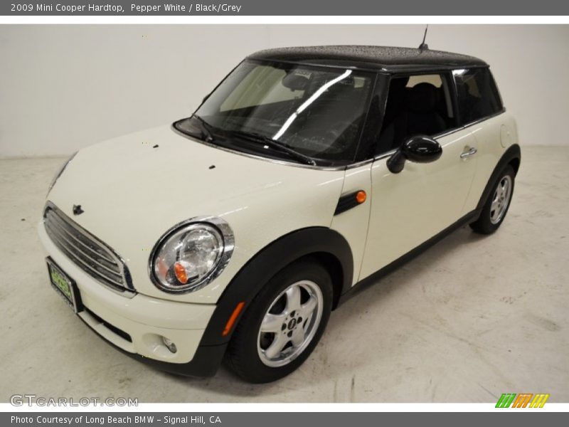 Pepper White / Black/Grey 2009 Mini Cooper Hardtop