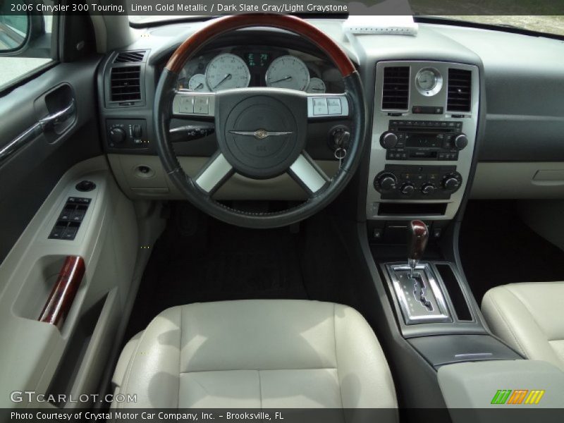 Linen Gold Metallic / Dark Slate Gray/Light Graystone 2006 Chrysler 300 Touring