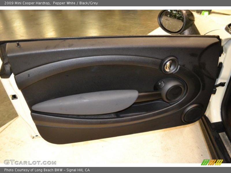 Pepper White / Black/Grey 2009 Mini Cooper Hardtop