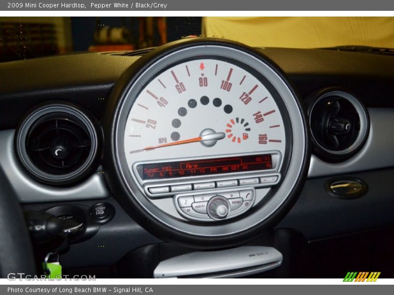 Pepper White / Black/Grey 2009 Mini Cooper Hardtop