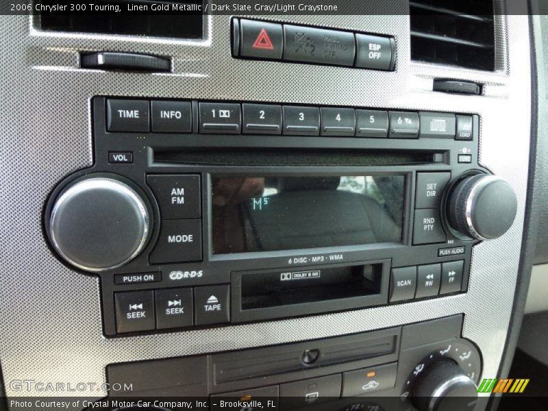 Linen Gold Metallic / Dark Slate Gray/Light Graystone 2006 Chrysler 300 Touring