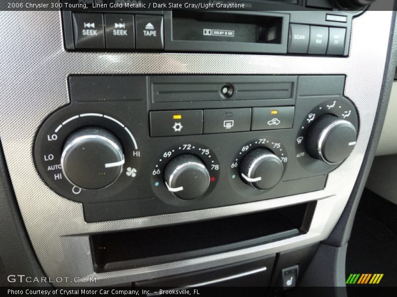 Linen Gold Metallic / Dark Slate Gray/Light Graystone 2006 Chrysler 300 Touring