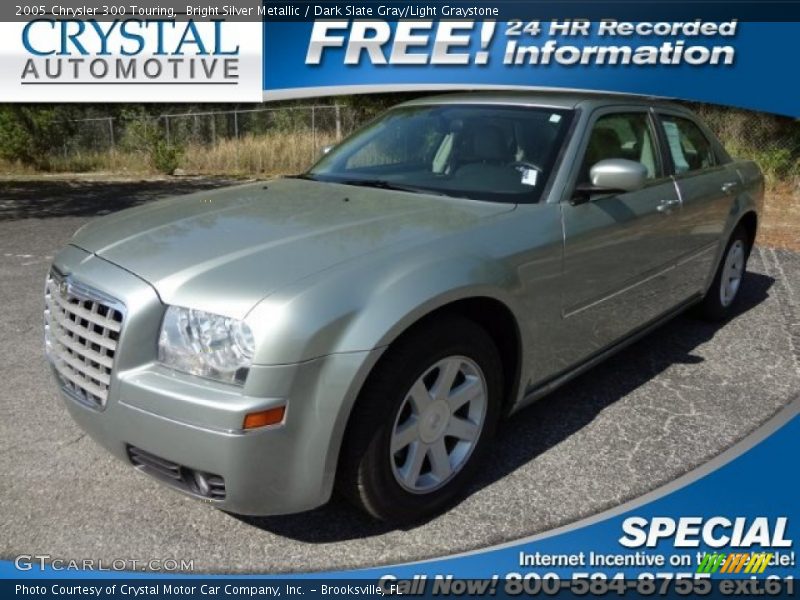 Bright Silver Metallic / Dark Slate Gray/Light Graystone 2005 Chrysler 300 Touring