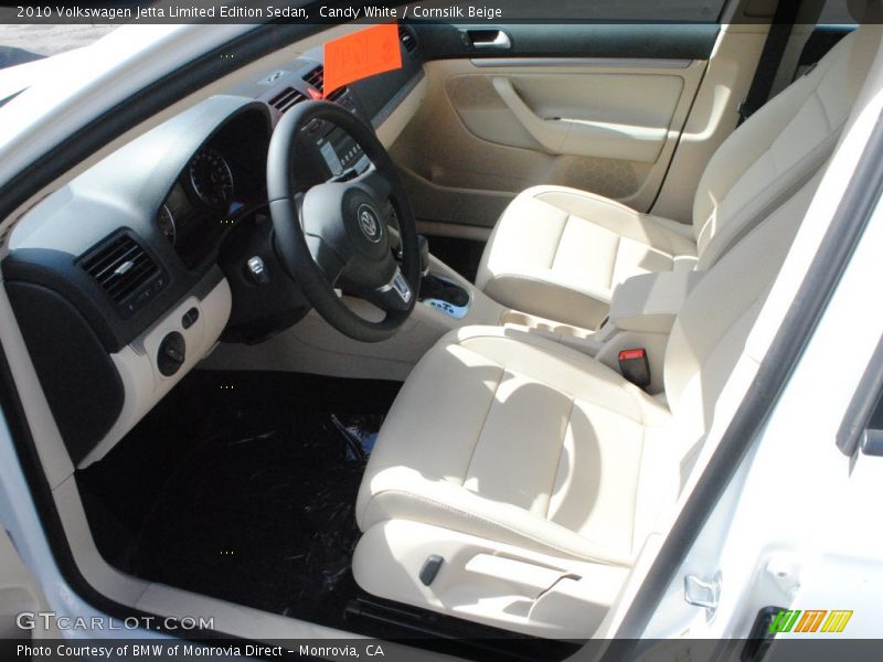 Candy White / Cornsilk Beige 2010 Volkswagen Jetta Limited Edition Sedan