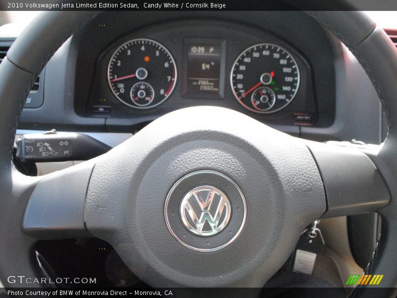Candy White / Cornsilk Beige 2010 Volkswagen Jetta Limited Edition Sedan
