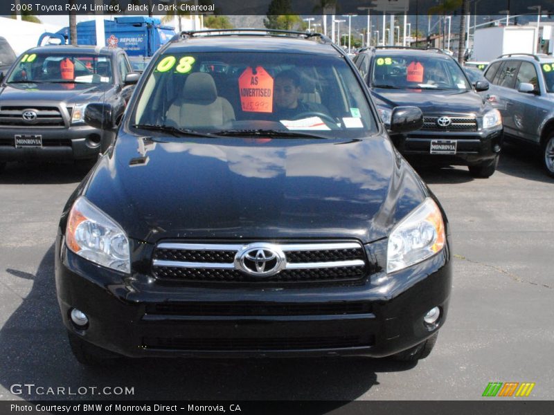 Black / Dark Charcoal 2008 Toyota RAV4 Limited