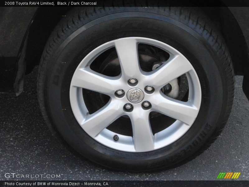 Black / Dark Charcoal 2008 Toyota RAV4 Limited