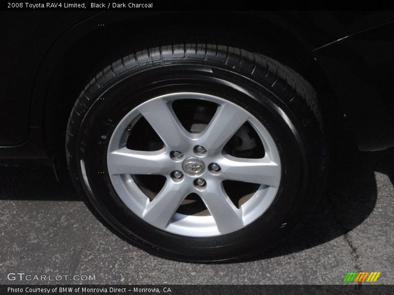 Black / Dark Charcoal 2008 Toyota RAV4 Limited