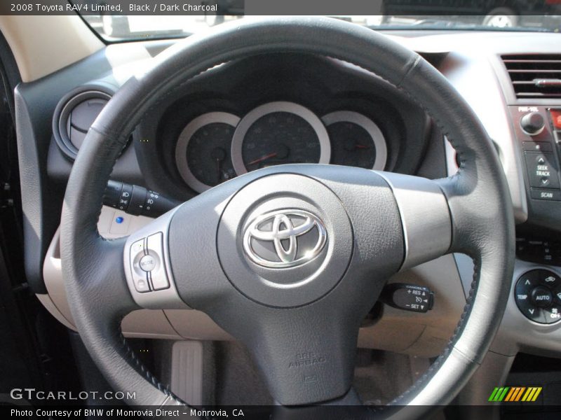 Black / Dark Charcoal 2008 Toyota RAV4 Limited