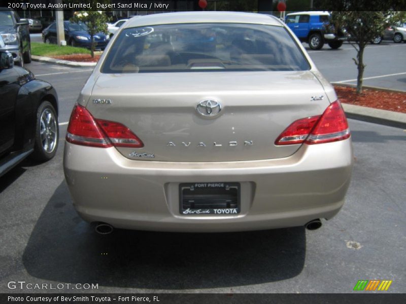Desert Sand Mica / Ivory 2007 Toyota Avalon Limited