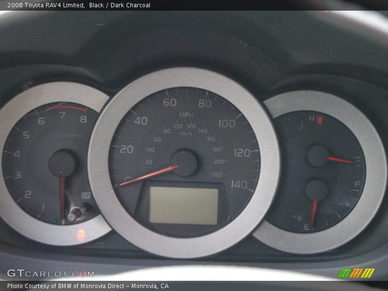 Black / Dark Charcoal 2008 Toyota RAV4 Limited