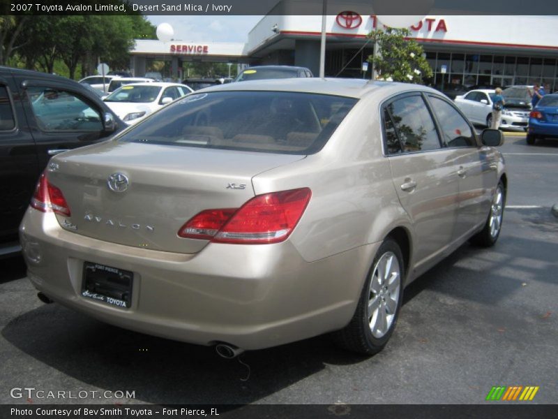 Desert Sand Mica / Ivory 2007 Toyota Avalon Limited