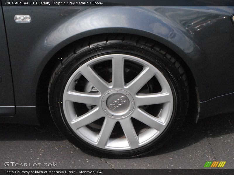 Dolphin Grey Metallic / Ebony 2004 Audi A4 1.8T Sedan