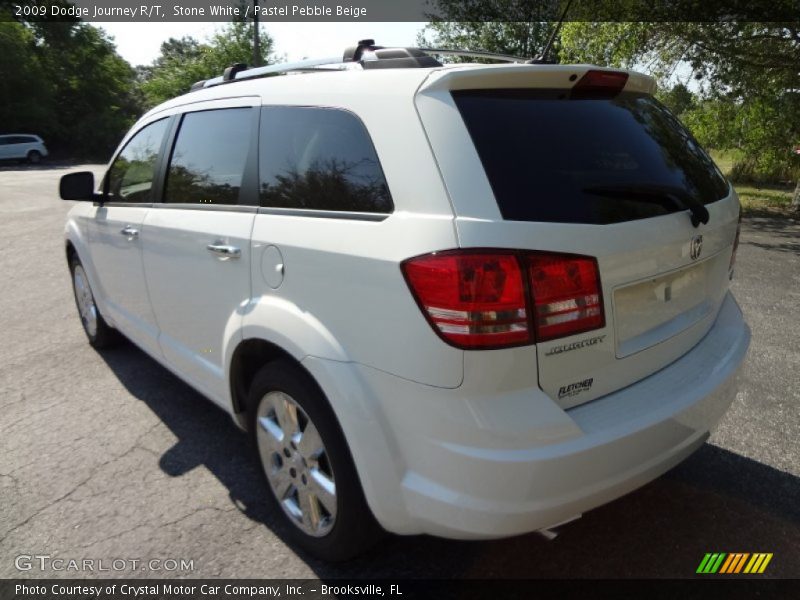 Stone White / Pastel Pebble Beige 2009 Dodge Journey R/T