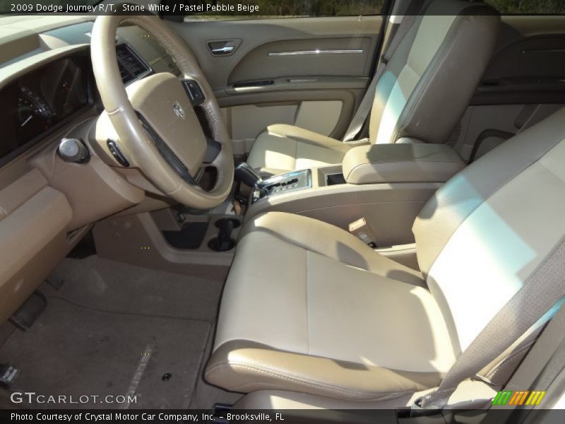 Stone White / Pastel Pebble Beige 2009 Dodge Journey R/T