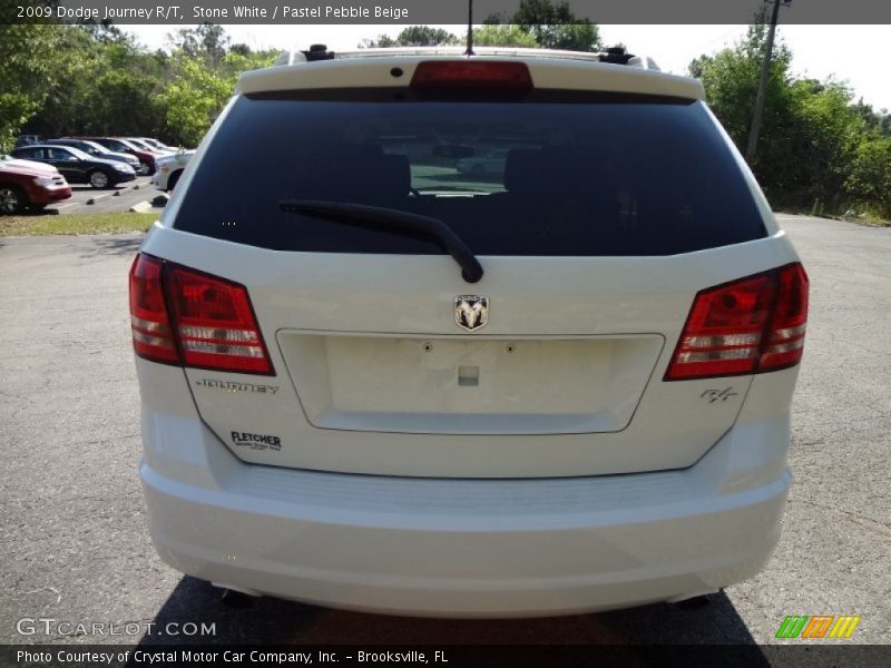 Stone White / Pastel Pebble Beige 2009 Dodge Journey R/T