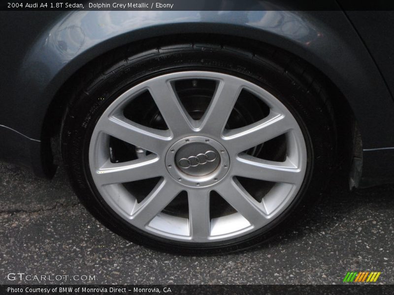Dolphin Grey Metallic / Ebony 2004 Audi A4 1.8T Sedan