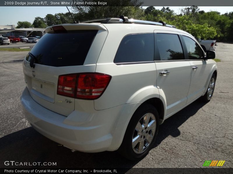 Stone White / Pastel Pebble Beige 2009 Dodge Journey R/T