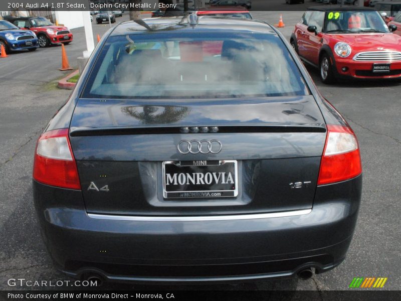 Dolphin Grey Metallic / Ebony 2004 Audi A4 1.8T Sedan