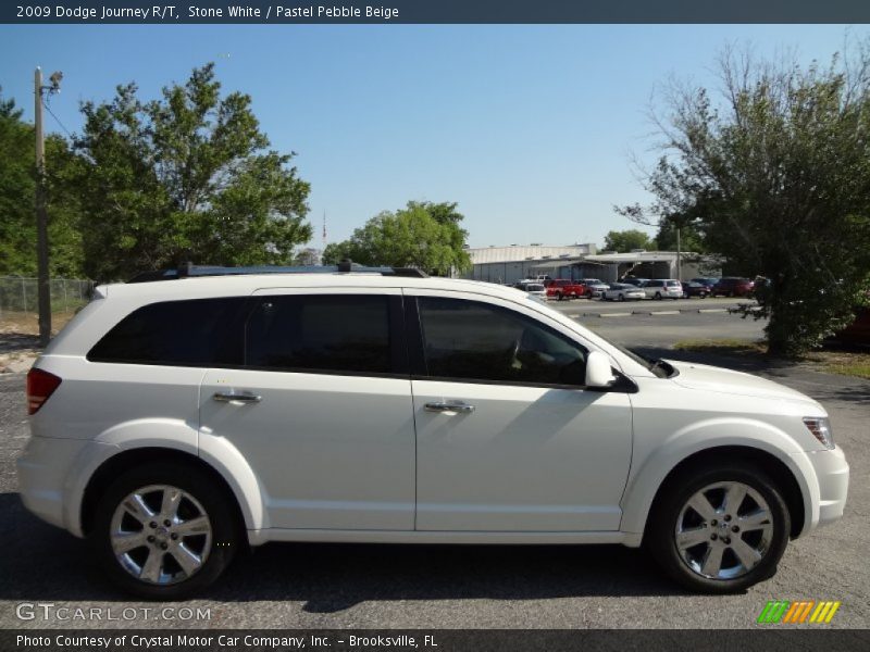 Stone White / Pastel Pebble Beige 2009 Dodge Journey R/T