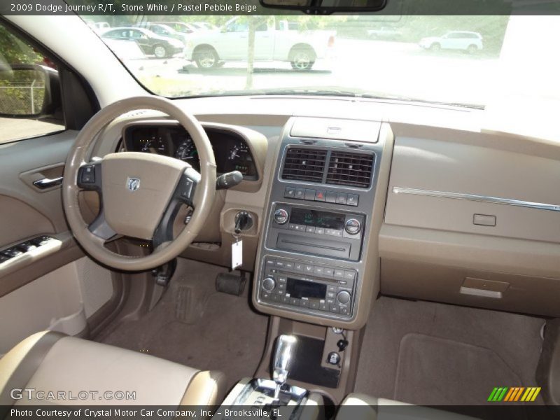 Stone White / Pastel Pebble Beige 2009 Dodge Journey R/T