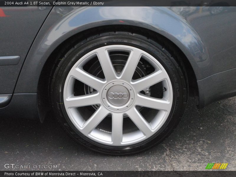 Dolphin Grey Metallic / Ebony 2004 Audi A4 1.8T Sedan