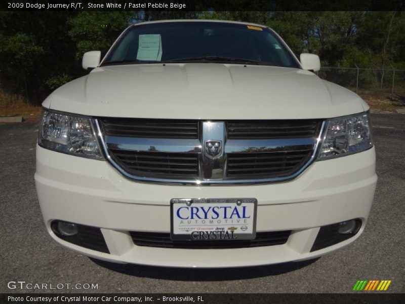 Stone White / Pastel Pebble Beige 2009 Dodge Journey R/T