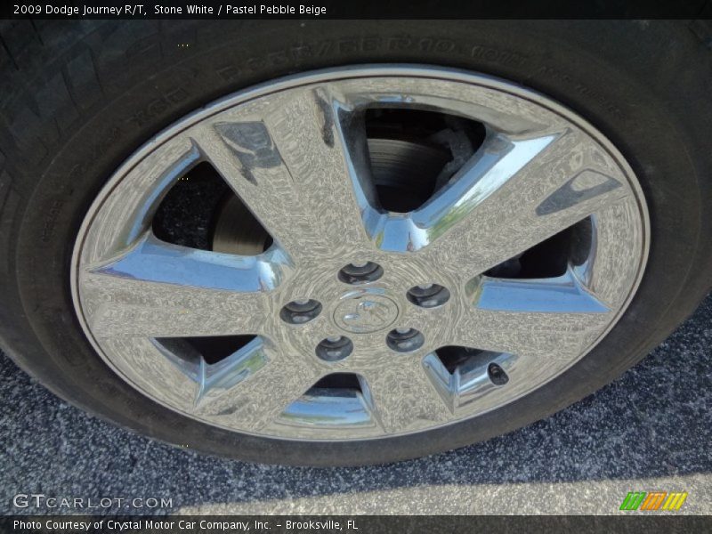 Stone White / Pastel Pebble Beige 2009 Dodge Journey R/T