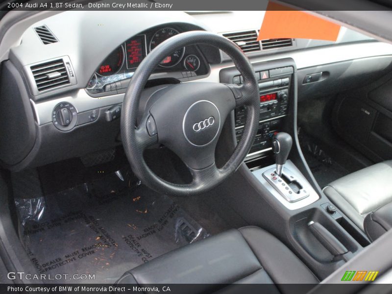 Dolphin Grey Metallic / Ebony 2004 Audi A4 1.8T Sedan