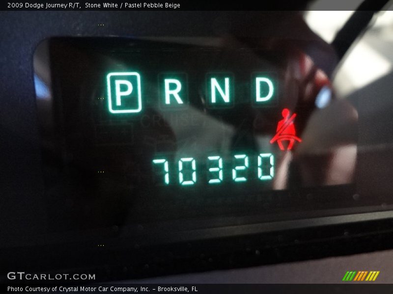 Stone White / Pastel Pebble Beige 2009 Dodge Journey R/T