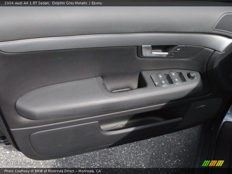 Dolphin Grey Metallic / Ebony 2004 Audi A4 1.8T Sedan