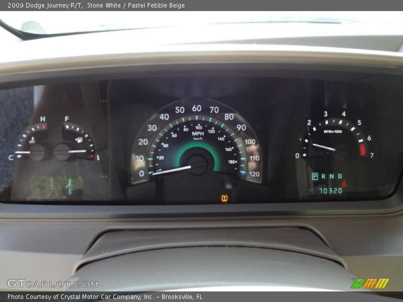 Stone White / Pastel Pebble Beige 2009 Dodge Journey R/T