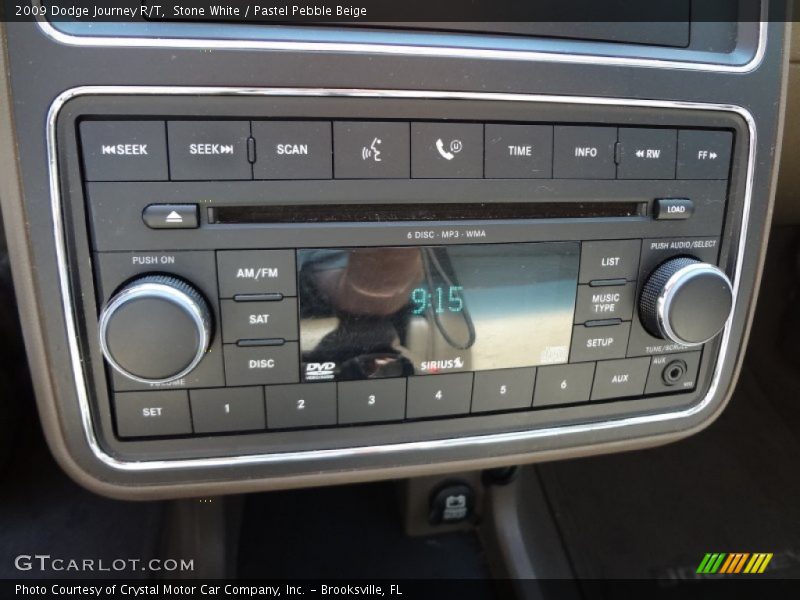Stone White / Pastel Pebble Beige 2009 Dodge Journey R/T
