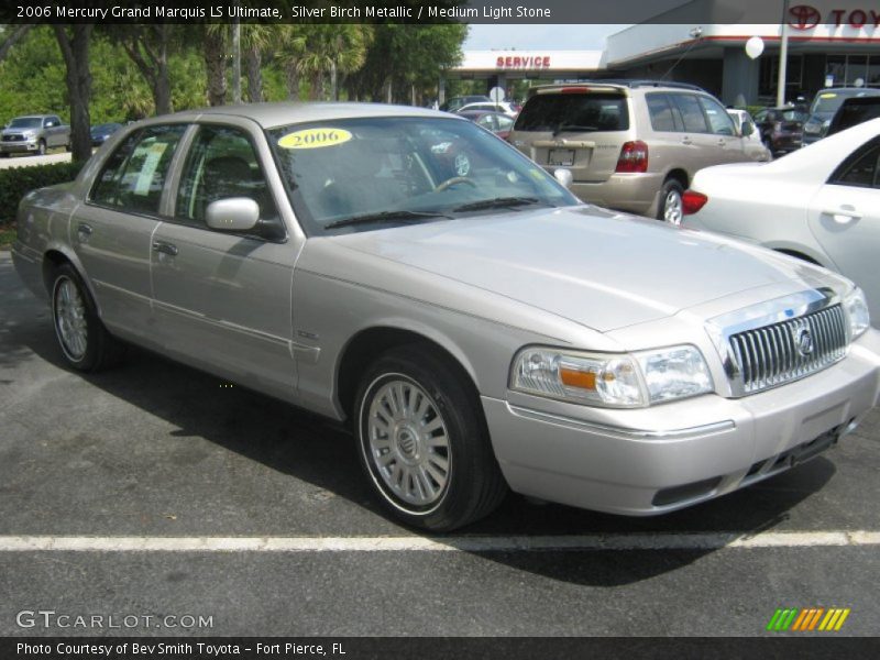 Silver Birch Metallic / Medium Light Stone 2006 Mercury Grand Marquis LS Ultimate