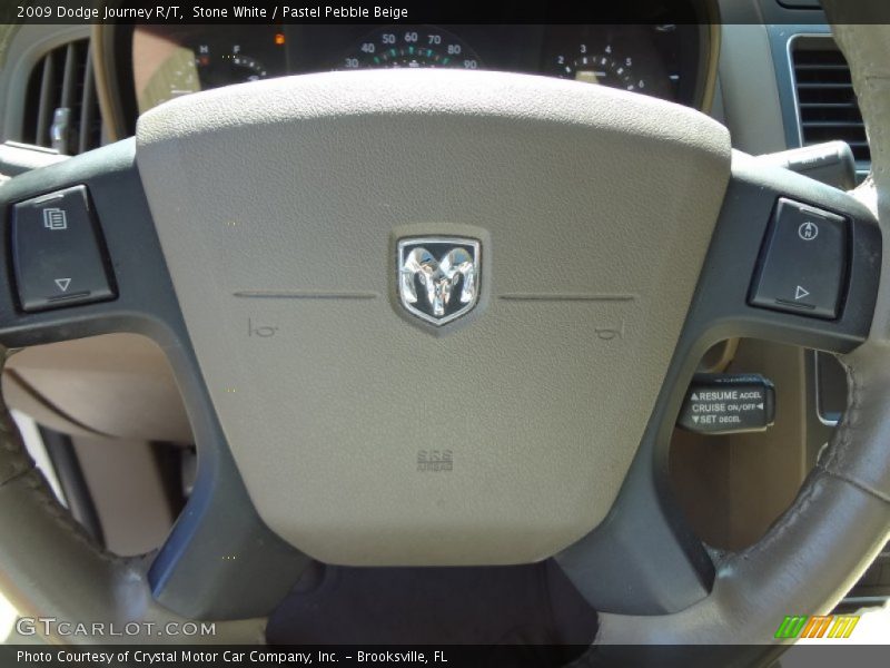 Stone White / Pastel Pebble Beige 2009 Dodge Journey R/T