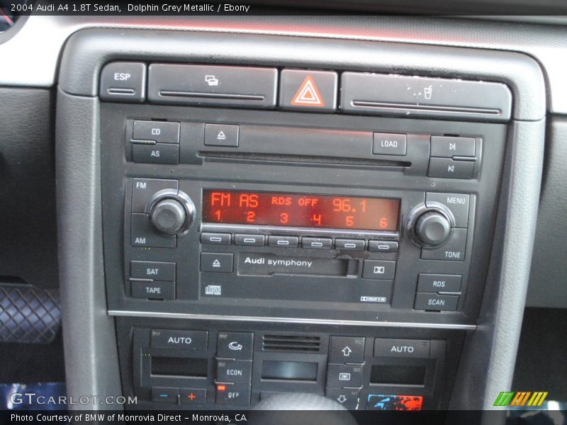 Dolphin Grey Metallic / Ebony 2004 Audi A4 1.8T Sedan