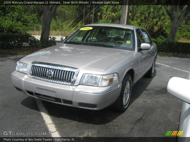 Silver Birch Metallic / Medium Light Stone 2006 Mercury Grand Marquis LS Ultimate