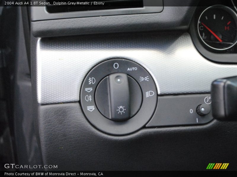 Dolphin Grey Metallic / Ebony 2004 Audi A4 1.8T Sedan