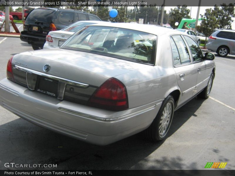 Silver Birch Metallic / Medium Light Stone 2006 Mercury Grand Marquis LS Ultimate