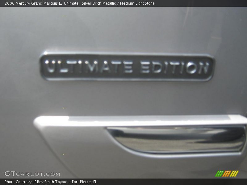 Silver Birch Metallic / Medium Light Stone 2006 Mercury Grand Marquis LS Ultimate
