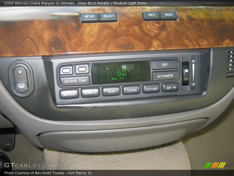 Silver Birch Metallic / Medium Light Stone 2006 Mercury Grand Marquis LS Ultimate